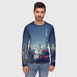Лонгслив мужской Дубай, цвет: 3D-принт — фото 2