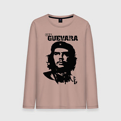 Лонгслив хлопковый мужской Che Guevara, цвет: пыльно-розовый