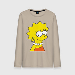 Мужской лонгслив Lisa Simpson