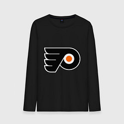 Лонгслив хлопковый мужской Philadelphia Flyers, цвет: черный