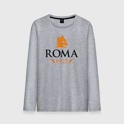 Лонгслив хлопковый мужской AS Roma 1927, цвет: меланж