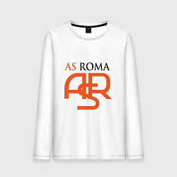Лонгслив хлопковый мужской Roma ASR, цвет: белый