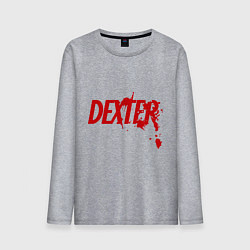 Лонгслив хлопковый мужской Dexter Blood, цвет: меланж