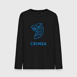 Лонгслив хлопковый мужской Crimea цвета черный — фото 1