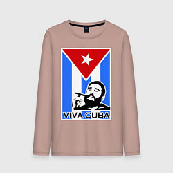 Мужской лонгслив Fidel: Viva, Cuba!