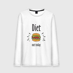 Мужской лонгслив Diet. Not Today