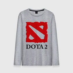 Мужской лонгслив Dota 2: Logo