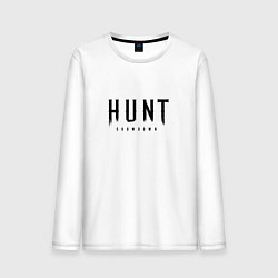 Мужской лонгслив Hunt: Showdown Black Logo