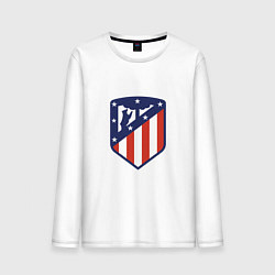 Лонгслив хлопковый мужской Atletico Madrid, цвет: белый