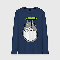 Мужской лонгслив Totoro с зонтом