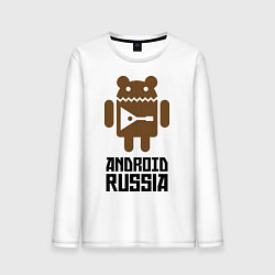 Мужской лонгслив Android Russia