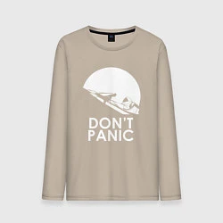 Мужской лонгслив Elon: Don't Panic