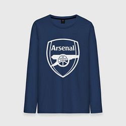 Лонгслив хлопковый мужской FC Arsenal, цвет: тёмно-синий