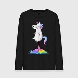 Мужской лонгслив Взлет единорога