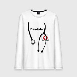 Мужской лонгслив I m doctor