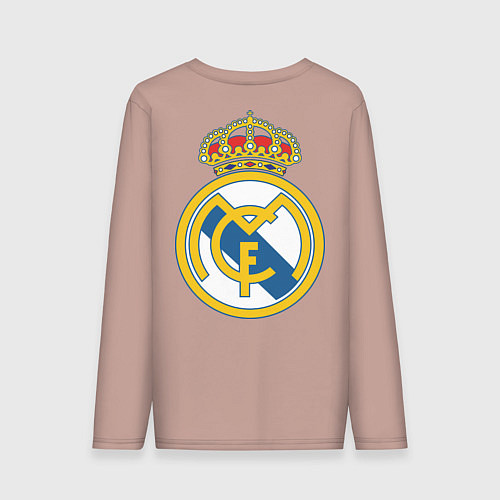 Мужской лонгслив Real Madrid FC / Пыльно-розовый – фото 2