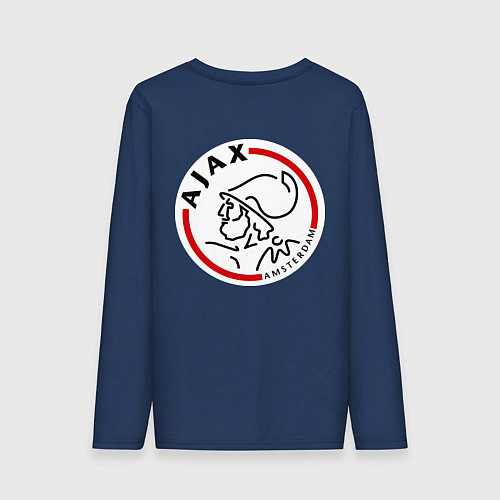 Мужской лонгслив Ajax FC / Тёмно-синий – фото 2