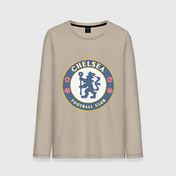 Лонгслив хлопковый мужской Chelsea FC, цвет: миндальный