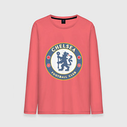 Лонгслив хлопковый мужской Chelsea FC, цвет: коралловый