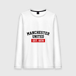 Мужской лонгслив FC Manchester United Est. 1878