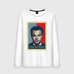Лонгслив хлопковый мужской DiCaprio Art, цвет: белый