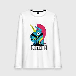 Лонгслив хлопковый мужской Fortnite Unicorn, цвет: белый