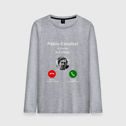 Мужской лонгслив Escobar is calling