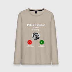 Мужской лонгслив Escobar is calling