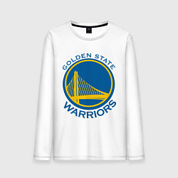 Лонгслив хлопковый мужской Golden state Warriors, цвет: белый