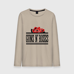 Мужской лонгслив Guns n Roses: rose
