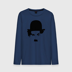 Лонгслив хлопковый мужской Чарли Чаплин, цвет: тёмно-синий