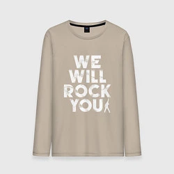 Мужской лонгслив We Wil Rock You