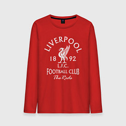 Лонгслив хлопковый мужской Liverpool: Football Club, цвет: красный