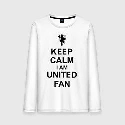 Мужской лонгслив Keep Calm & United fan