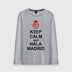 Мужской лонгслив Keep Calm & Hala Madrid