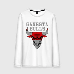 Мужской лонгслив Gangsta Bulls