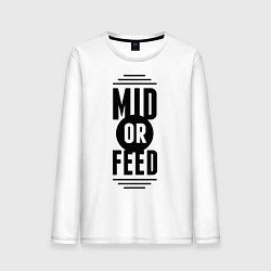 Мужской лонгслив Mid or feed