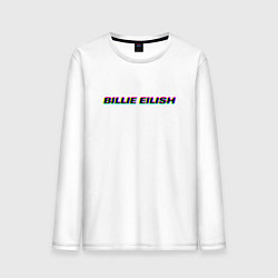 Лонгслив хлопковый мужской Billie Eilish, цвет: белый