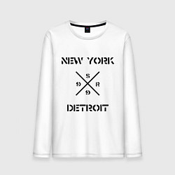 Мужской лонгслив NY Detroit