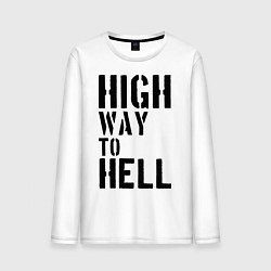 Мужской лонгслив High way to hell