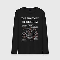 Мужской лонгслив The Anatomy of Freedom