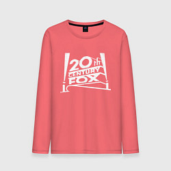 Лонгслив хлопковый мужской 20th Century Fox, цвет: коралловый