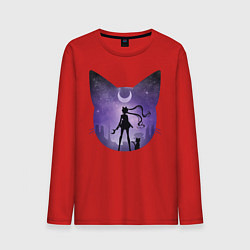 Лонгслив хлопковый мужской Pretty Soldier Sailor Moon, цвет: красный