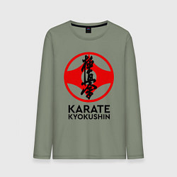 Лонгслив хлопковый мужской Karate Kyokushin, цвет: авокадо