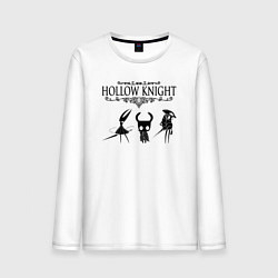 Лонгслив хлопковый мужской HOLLOW KNIGHT, цвет: белый