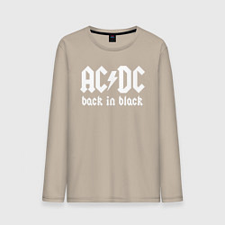 Мужской лонгслив ACDC BACK IN BLACK