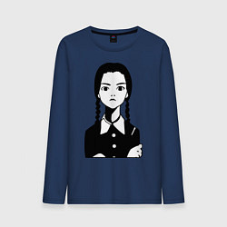 Мужской лонгслив Wednesday Addams