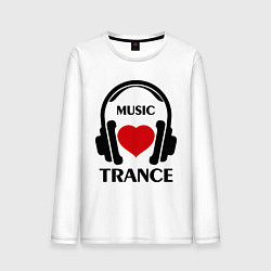 Мужской лонгслив Trance Music is Love