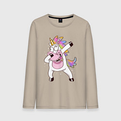 Мужской лонгслив Dabbing Unicorn