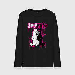 Лонгслив хлопковый мужской MONOKUMA, цвет: черный